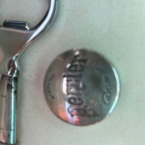 Cartier Perrier Bottle Opener & Caps Sterling Silver
